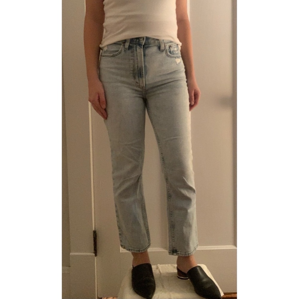 Abercrombie & Fitch jeans, light wash, high rise, size 24 short